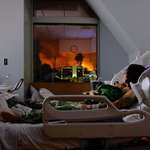 image for Mother and baby night of the palisades fire