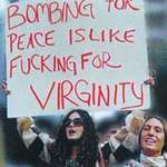 image for Anti- Vietnam war protest sign from the 1970s