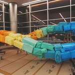 image for Current progress pic of my public art being installed at the Denver International Airport