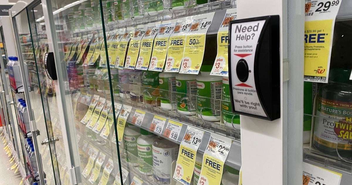 image for Walgreens says locking up products to prevent shoplifting hurts sales