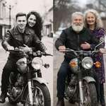 image for Same motorcycle, same place, 51 years… (1967-2018)