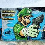 image for “Deny, Defend, Depose” Luigi Mural in Varna, Bulgaria