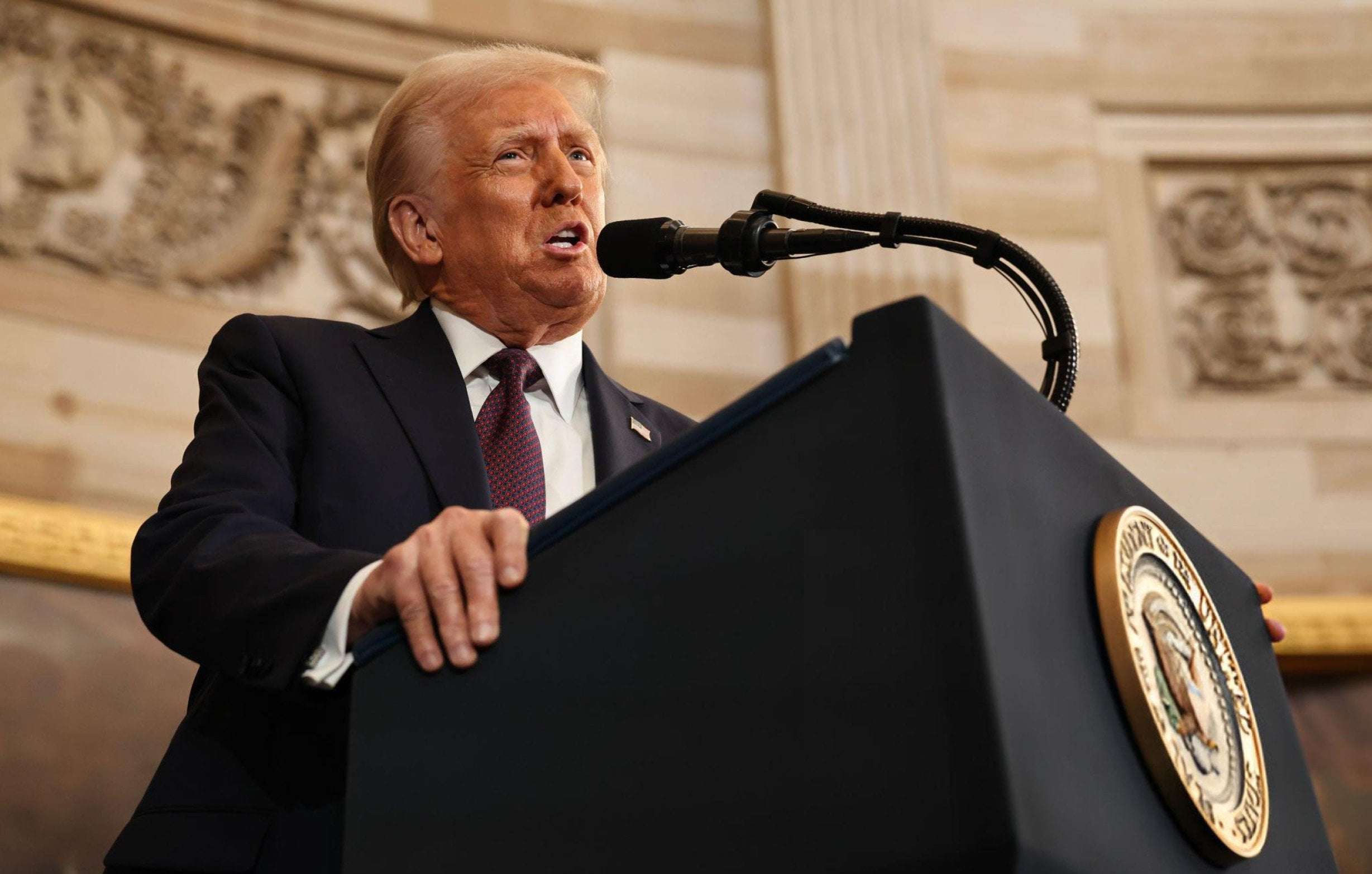 image for Trump Threatens 100% Tariffs on BRICS Nations for Dollar Replacement Moves