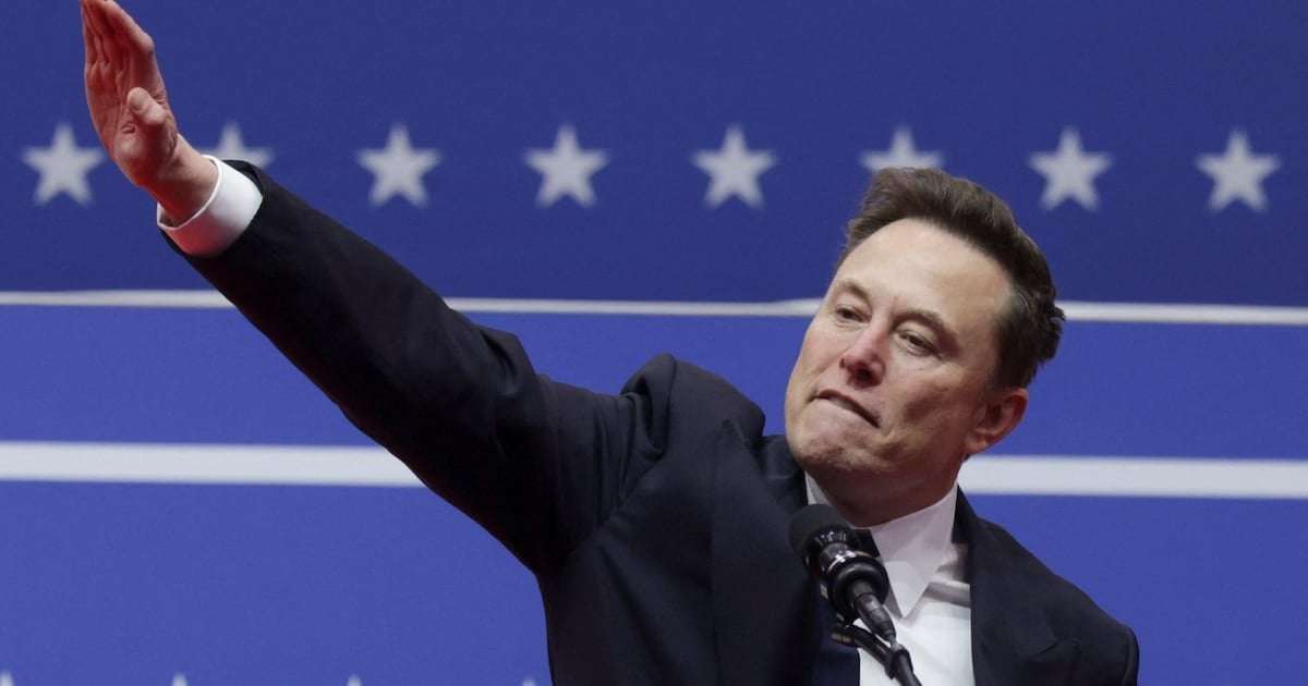 image for Elon Musk Draws Outrage for Very Evocative Hand Gesture at MAGA Rally
