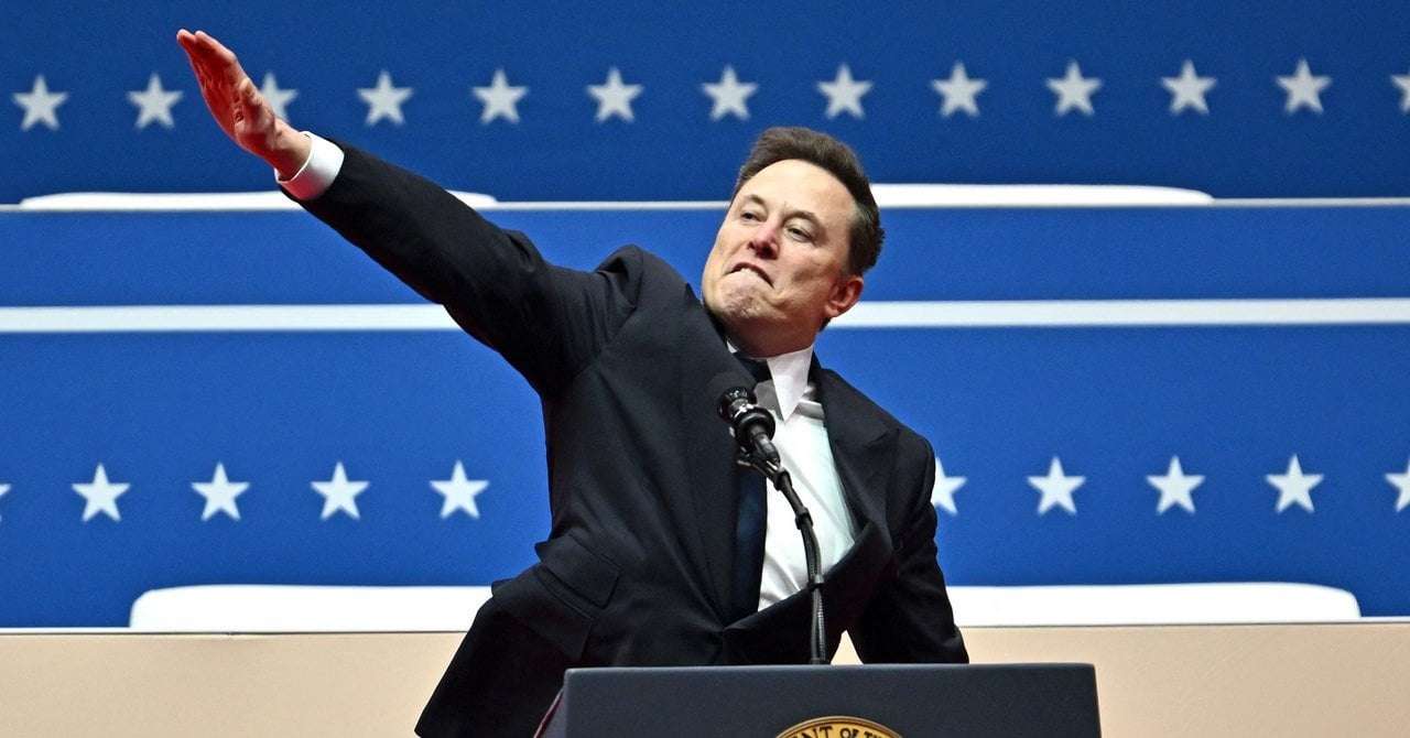 image for Neo-Nazis Love the Nazi-Like Salutes Elon Musk Made at Trump's Inauguration