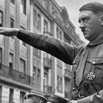 image for Hitler throwing his heart out to the crowd.