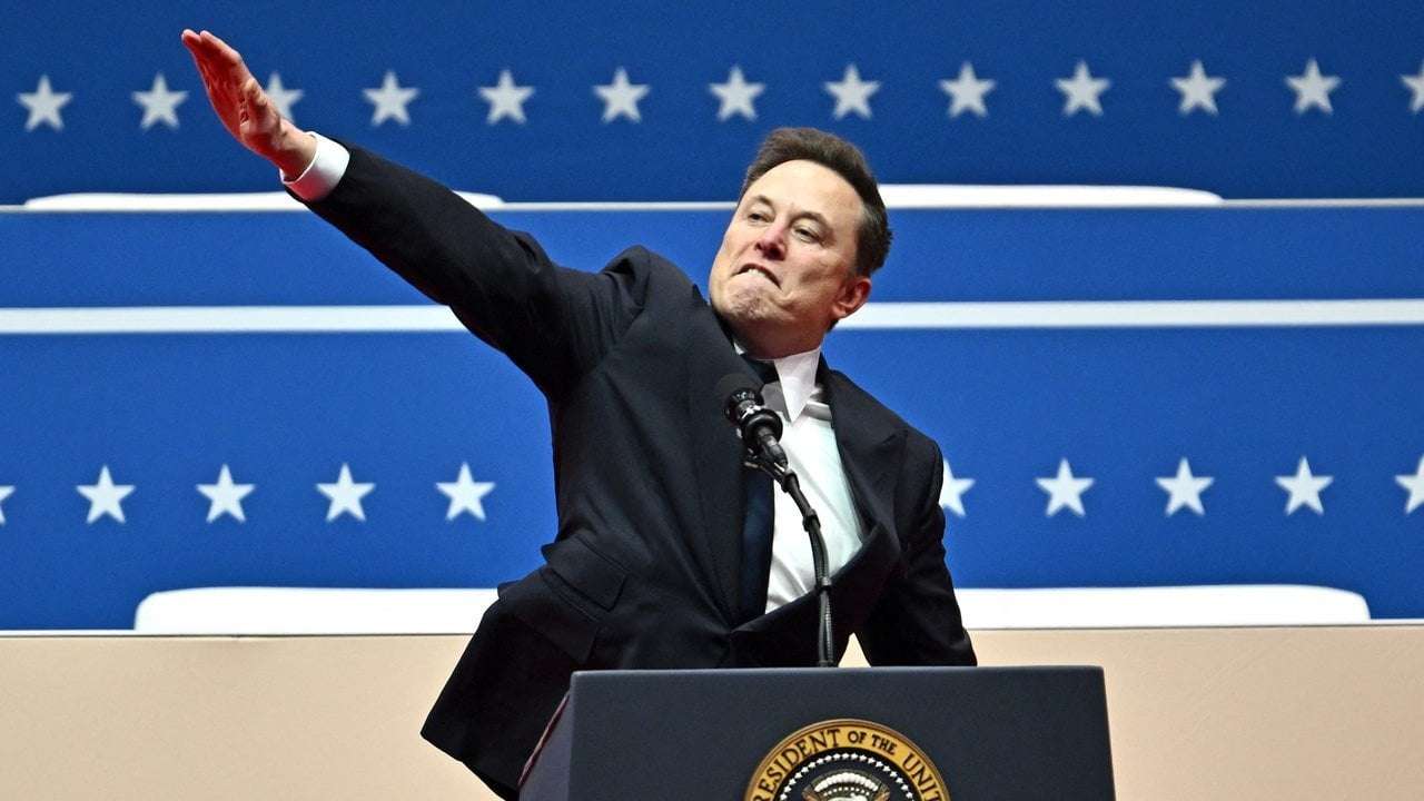 image for Elon Musk Sure Isn’t Denying That His Inaugural Gesture Was a Nazi Salute