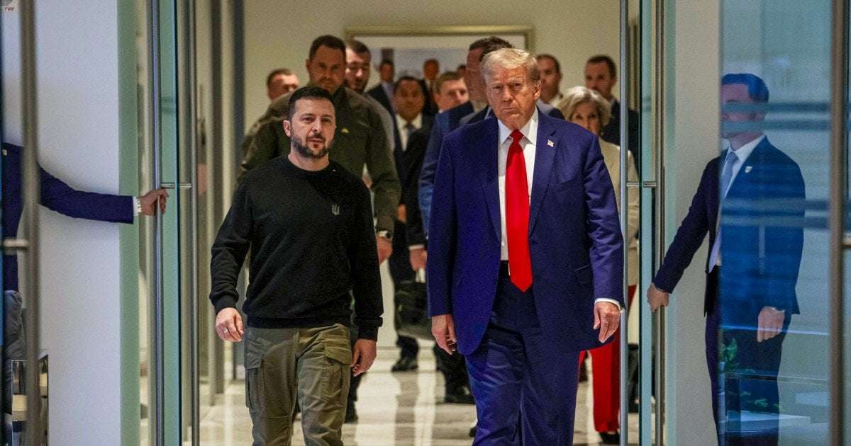 image for Trump suggests Ukraine shouldn't have fought back against Russia