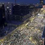 image for Photo of the recent student protests against corruption in Serbia which had up to 100.000 people
