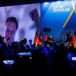 image for Elon Musk Speaks at an AfD rally in Germany