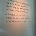 image for The first quote as you enter the Holocaust Museum in Berlin.