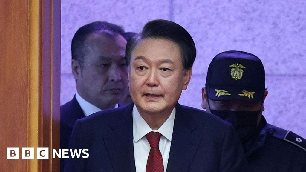 image for South Korea: Yoon charged with insurrection over martial law attempt