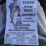 image for A Mexican American friend in Chattanooga received this hateful KKK letter: "Leave now, self-deport."