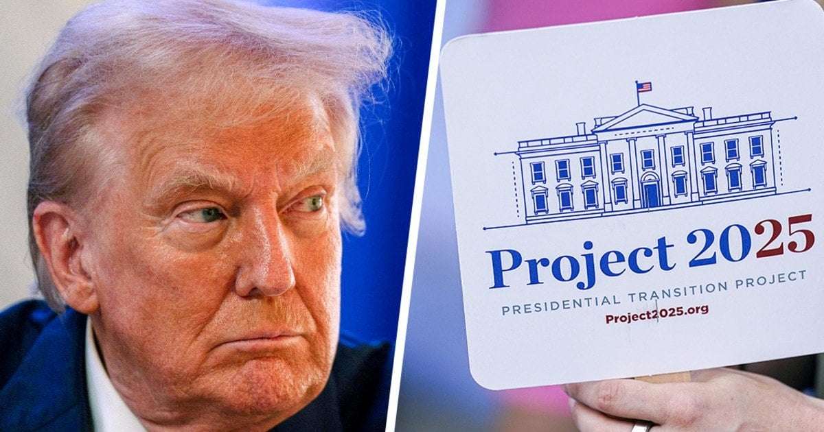image for These Trump executive orders look a lot like Project 2025