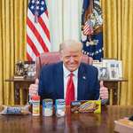 image for Donald Trump using the Oval Office to promote Goya Foods products during his first term