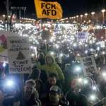 image for Germans protesting the far right. Tens of thousands of them. Americans take note.