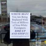 image for This is Trump’s America - Stuck to the door of a Taco Bell that is closed for remodel. Cumming, GA