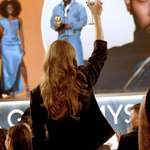 image for Taylor swift acknowledging "song of the year" Grammy winner Kendrick