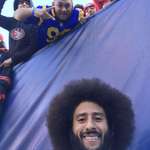 image for Selfie I took with Colin Kaepernick right before the last NFL game he'd ever play before being cut.