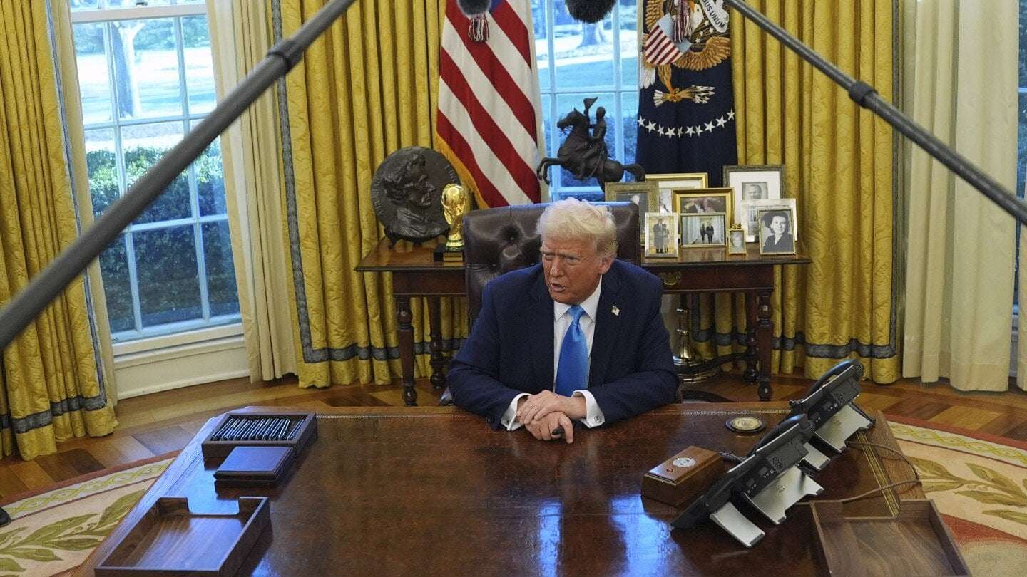 image for Trump says he’s given advisers instructions for Iran to be ‘obliterated’ if it assassinates him