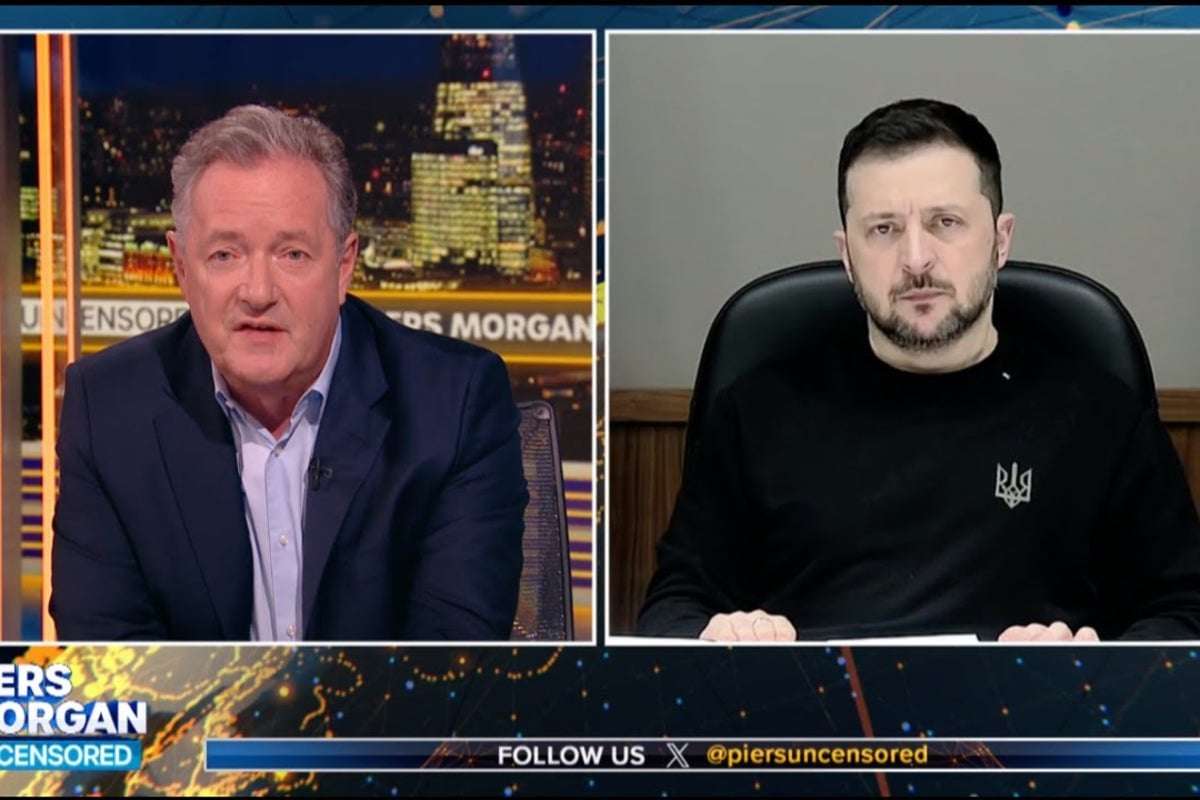 image for Zelensky calls for Tucker Carlson to ‘stop licking’ Putin's ‘a**’ after former Fox host labels Ukrainian president a 'dictator'