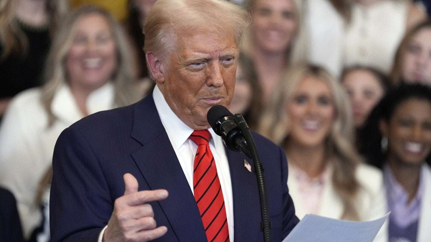 image for Trump signs executive order intended to bar transgender athletes from girls’ and women’s sports