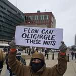 image for A choice sentiment from the Lansing Michigan 50501 protest.