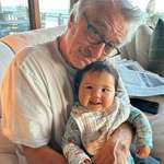image for 80 Year old Robert Dinero with his 10 month old baby