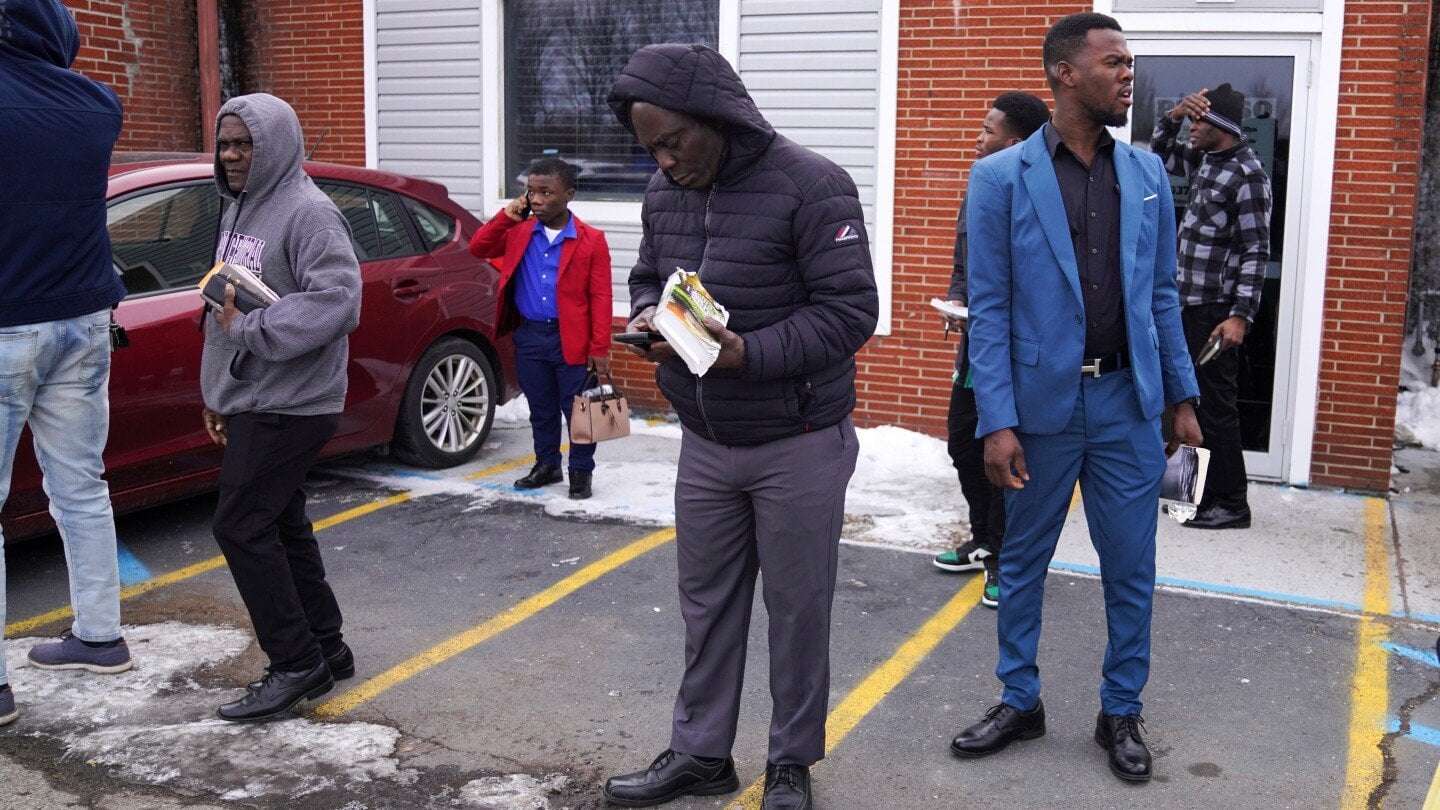 image for Springfield, Ohio, sues neo-Nazi group that it says led Haitian intimidation