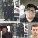 image for Here are some of the members from the Neo-Nazi group in Cincinnati. Hate is not welcome here.