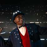 image for Samuel L. Jackson dressed as Uncle Sam at the Super Bowl LIX