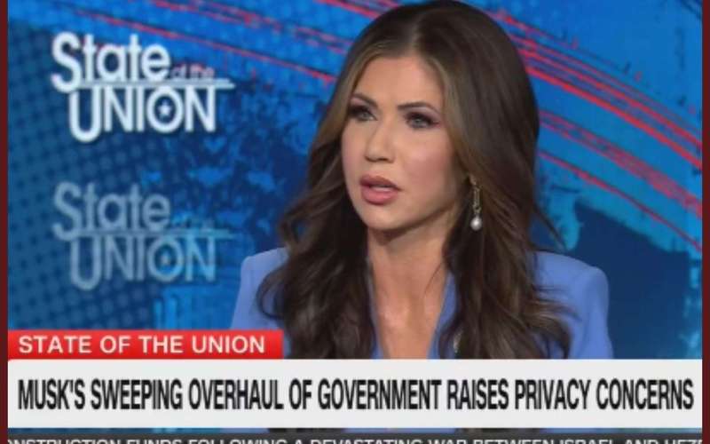 image for Interviewer Claps Back at DHS Secretary Kristi Noem After She Says Americans 'Can't Trust the Government': 'You Are the Government!'