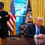 image for Trump, joined by Musk in Oval Office, orders up big cuts in federal workforce