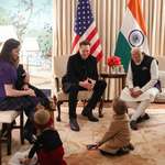 image for President and Prime Minister of both countries meeting each other