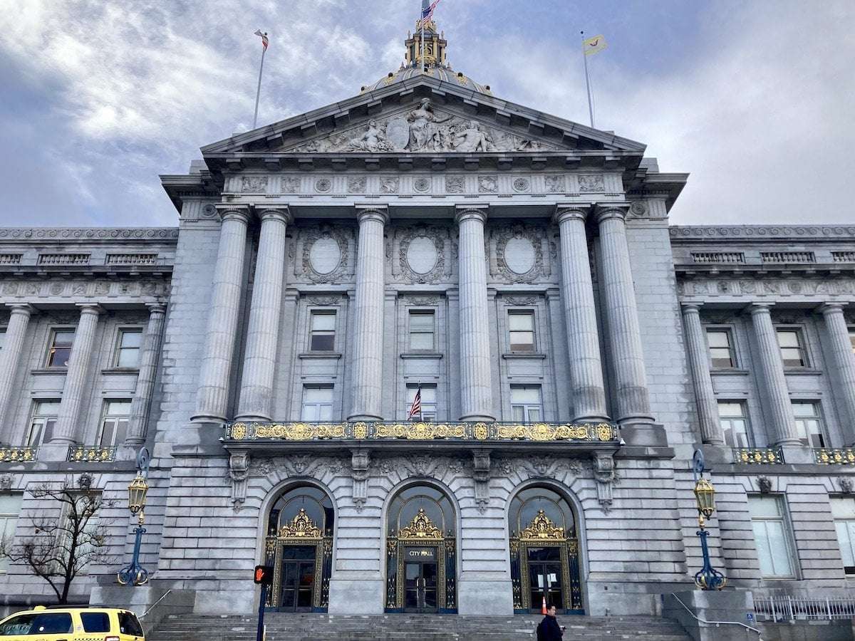 image for Men in MAGA hats, DOGE shirts demand access to files at S.F. City Hall