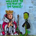 image for Graffiti on the side of a building