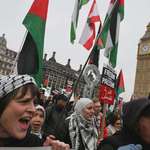 image for Thousands take part in London rally against Donald Trump’s Gaza plan
