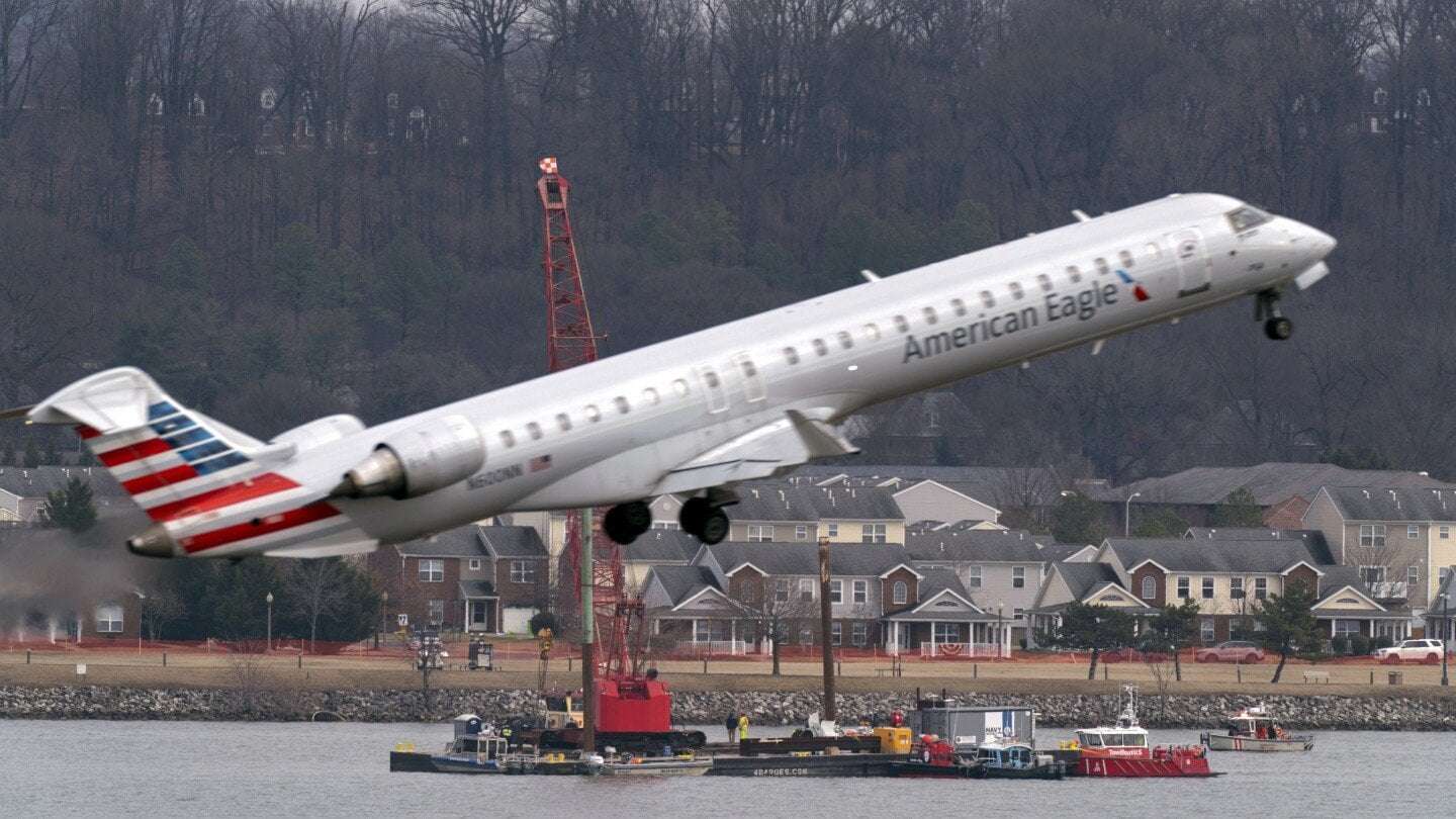 image for Trump begins firings of FAA staff just weeks after fatal DC plane crash