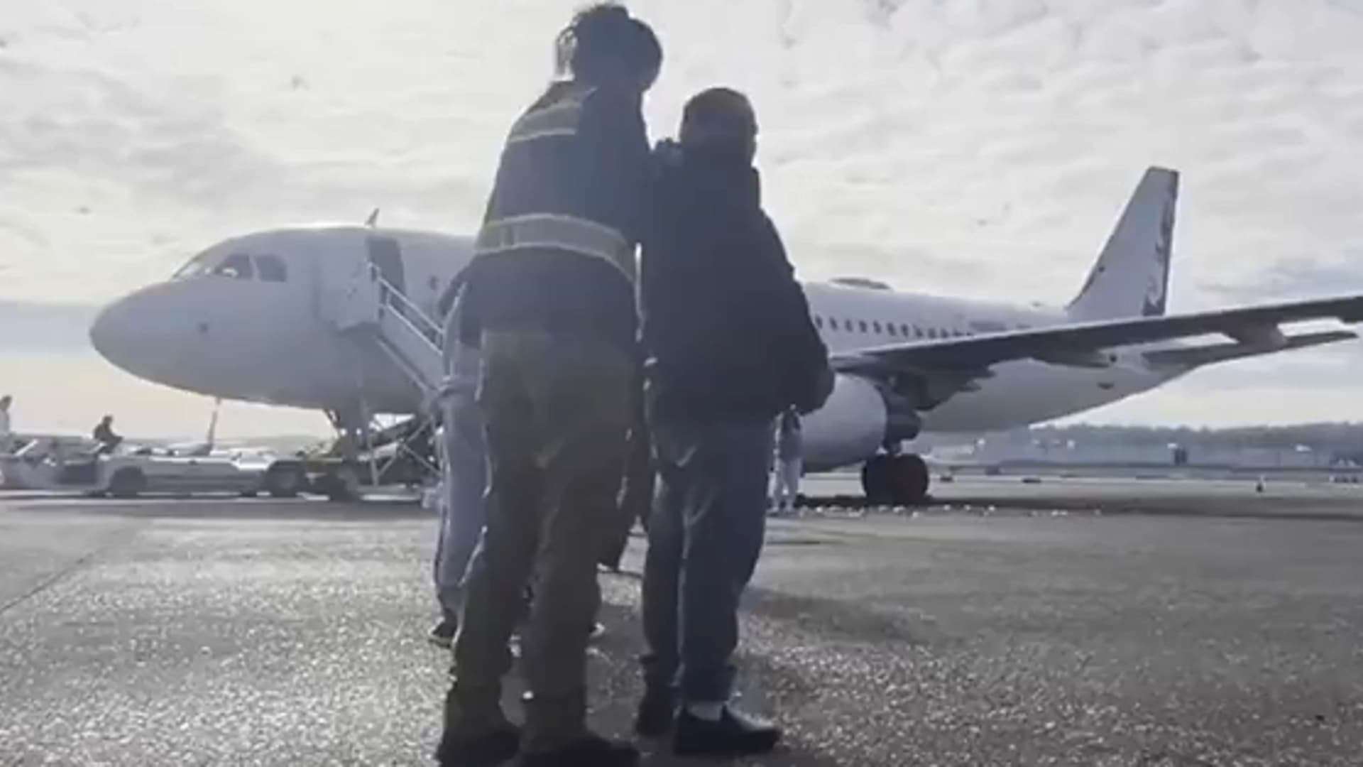 image for White House posts video of immigrants in shackles, calls deportation footage 'ASMR'