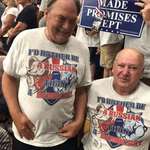 image for Two men at a trump Ohio rally 2018