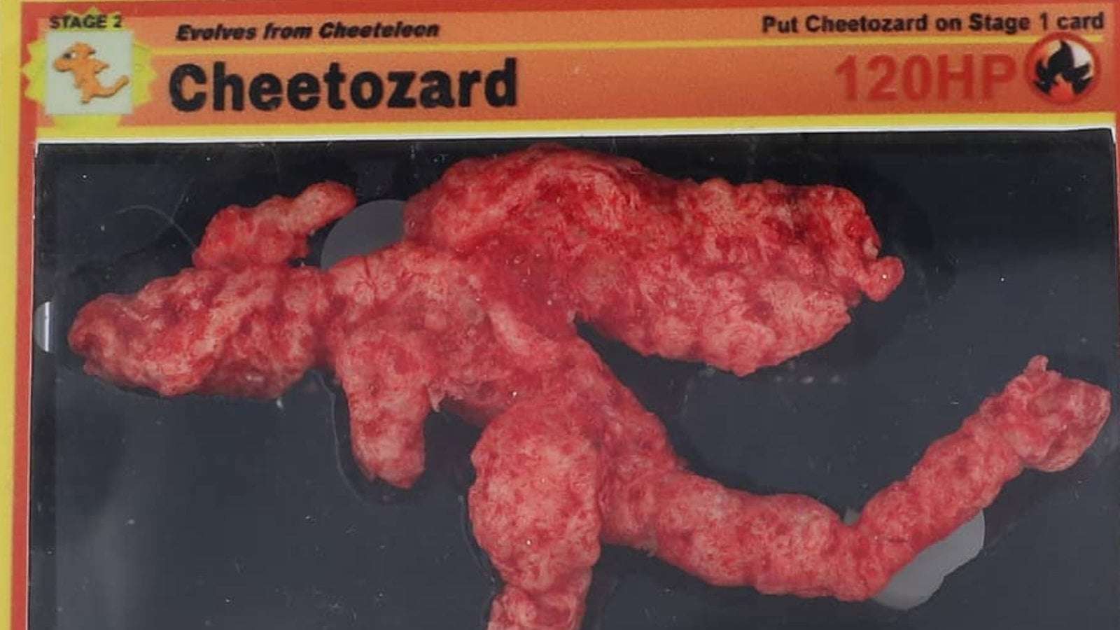 image for Pokemon fans are bidding thousands on a Charizard-shaped Flamin’ Hot Cheeto