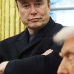 image for President expressing disapproval while a government employee fails to justify his job.