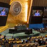 image for Ukraine's Mariana Betsa urges UN to end Russian invasion today in NY; US and Russia voted against.