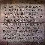 image for A quote from FDR at his memorial in Washington, DC