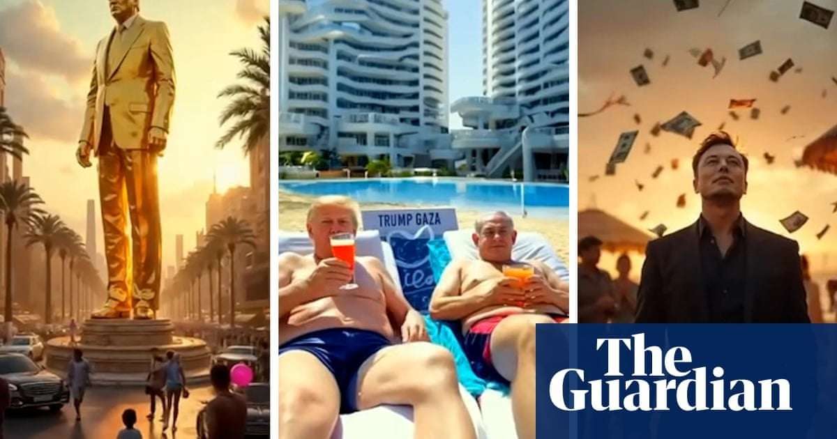 image for Trump faces Truth Social backlash over AI video of Gaza with topless Netanyahu and bearded bellydancers