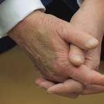 image for White House says that a large bruise on Trump’s hand is from 'shaking hands all day every day'