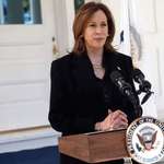 image for Kamala Harris talking about Trump's agenda. Could be recorded today but was actually on 23.10.2024