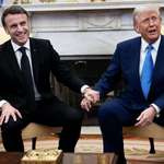 image for President Macron & President Trump in the Oval Office.