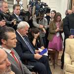 image for Ukrainian ambassador to the US Oksana Markarova during today’s exchange between Trump, Zelenskyy