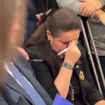 image for Face of a reporter at the Oval Office listening to Trump and Zelenskyy